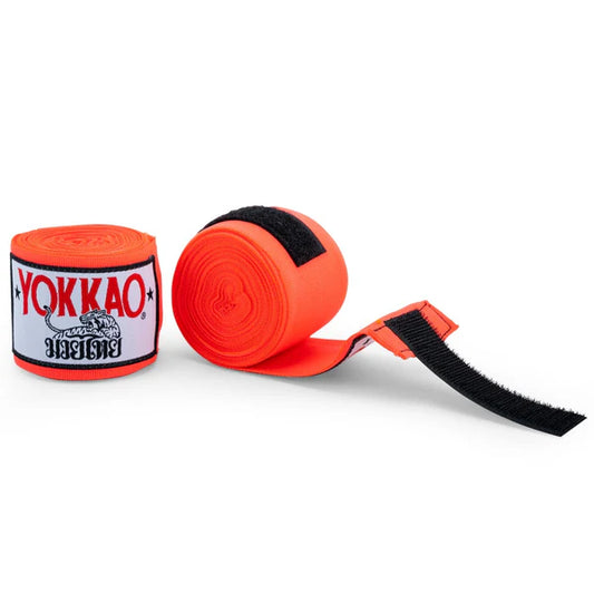 Premium Hand Wraps Neon Orange