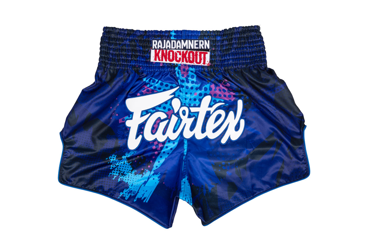 Fairtex x RKO Muay Thai Shorts Blue