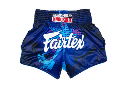 Fairtex x RKO Muay Thai Shorts Blue