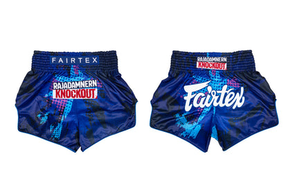 Fairtex x RKO Muay Thai Shorts Blue