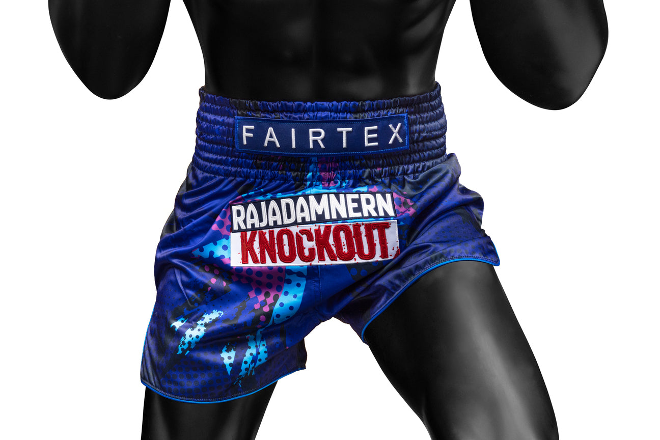 Fairtex x RKO Muay Thai Shorts Blue