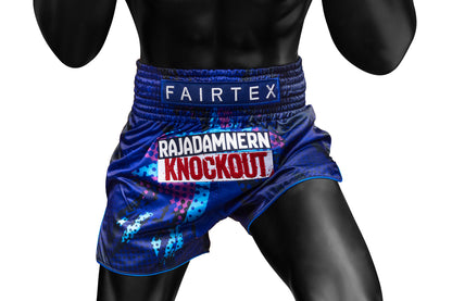 Fairtex x RKO Muay Thai Shorts Blue