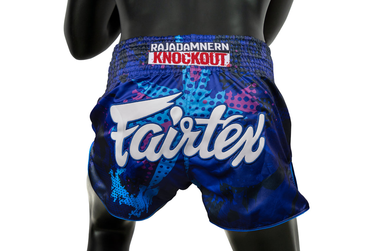 Fairtex x RKO Muay Thai Shorts Blue