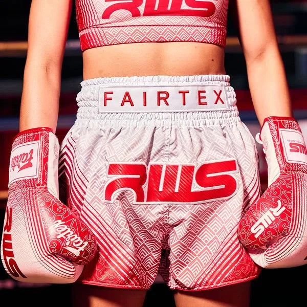 Fairtex x RWS Muay Thai Shorts  (Rajadamnern World Series White)