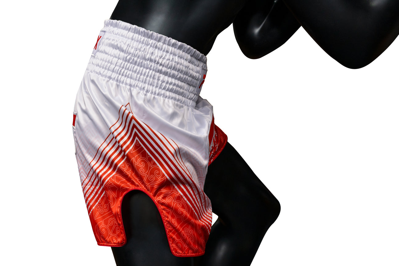 Fairtex x RWS Muay Thai Shorts  (Rajadamnern World Series White)