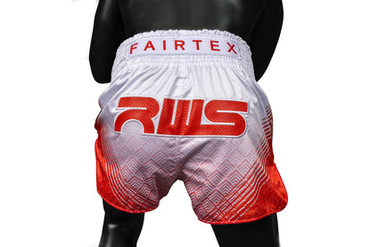 Fairtex x RWS Muay Thai Shorts  (Rajadamnern World Series White)