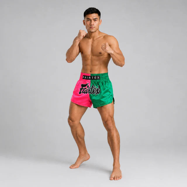 Fairtex Muay Thai Shorts – BS1911 Pink/Green