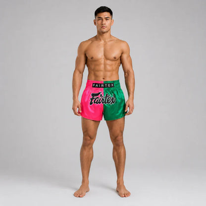 Fairtex Muay Thai Shorts – BS1911 Pink/Green