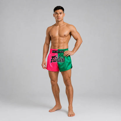 Fairtex Muay Thai Shorts – BS1911 Pink/Green