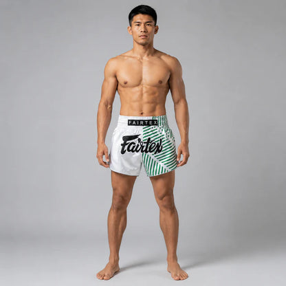 Fairtex Muay Thai Shorts - BS1923 Racer White