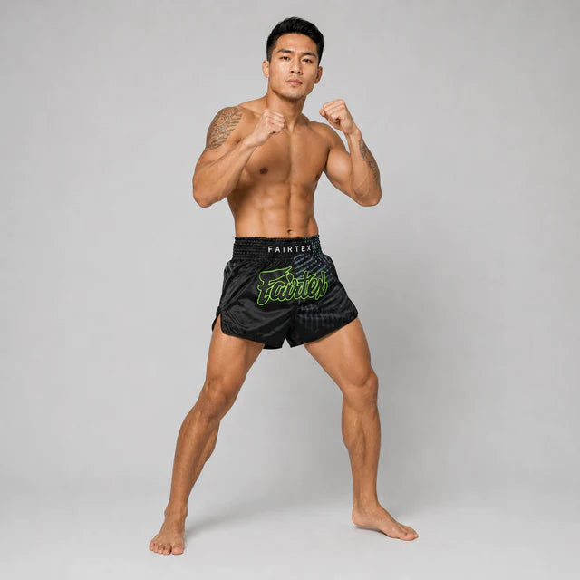 Fairtex Muay Thai Shorts - BS1924 Racer Black