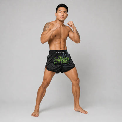 Fairtex Muay Thai Shorts - BS1924 Racer Black