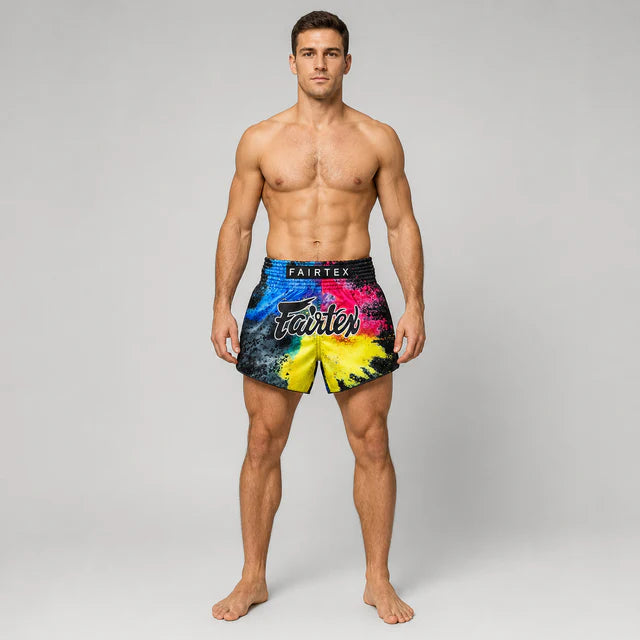 Fairtex Muay Thai Shorts - BS1938 Black Acid Jazz