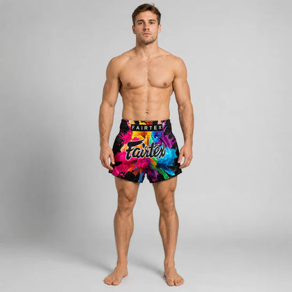 Fairtex Muay Thai Shorts - BS1940 Black Funky Soul