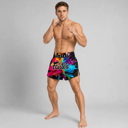 Fairtex Muay Thai Shorts - BS1940 Black Funky Soul