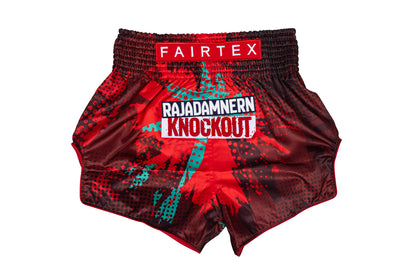 Fairtex x RKO Muay Thai Shorts Red