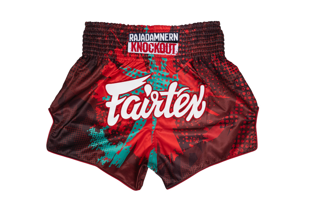 Fairtex x RKO Muay Thai Shorts Red