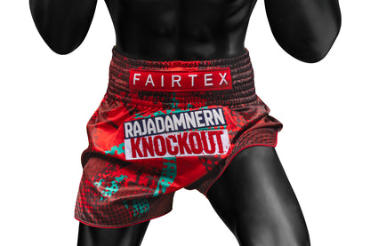Fairtex x RKO Muay Thai Shorts Red