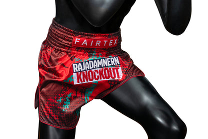Fairtex x RKO Muay Thai Shorts Red