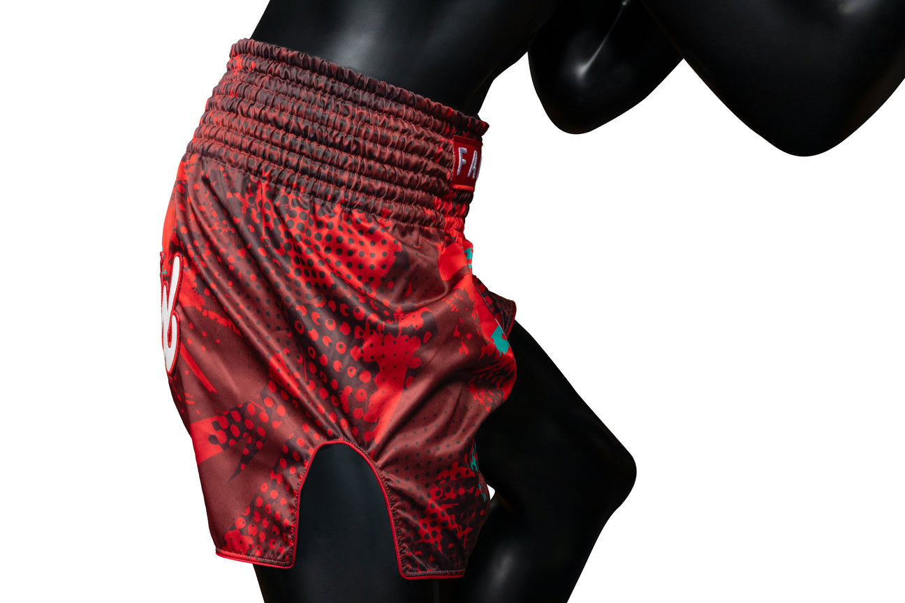 Fairtex x RKO Muay Thai Shorts Red