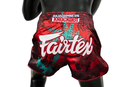 Fairtex x RKO Muay Thai Shorts Red