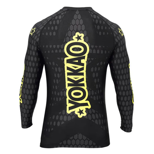 Stargame Compression Rashguard Long Sleeves Black