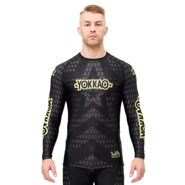 Stargame Compression Rashguard Long Sleeves Black