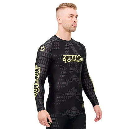 Stargame Compression Rashguard Long Sleeves Black