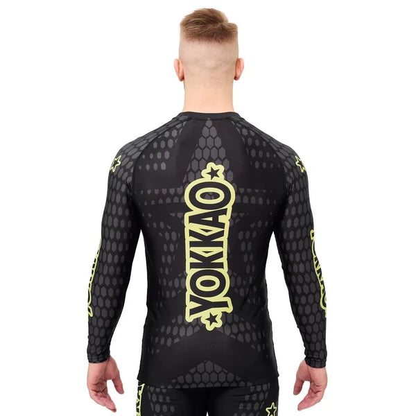 Stargame Compression Rashguard Long Sleeves Black