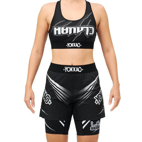 Dual Fight Shorts Black