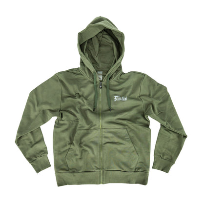 Sweat Full Zip Olive Hoodie