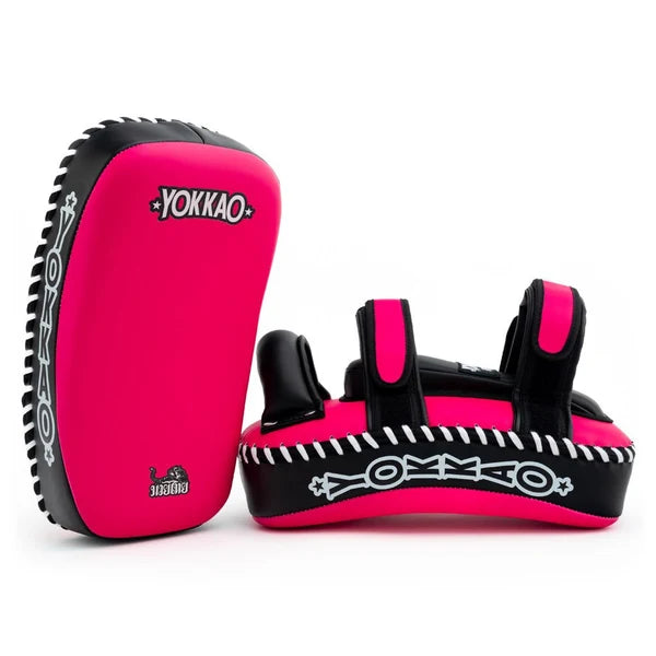 Kicking pads Microfiber Fuchsia/Black