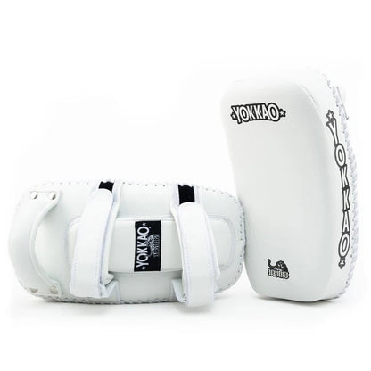 Kicking pads Microfiber White