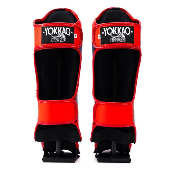 SAK YANT Shin Guards Red