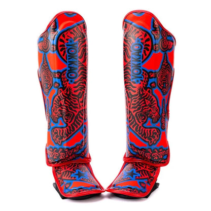 SAK YANT Shin Guards Red