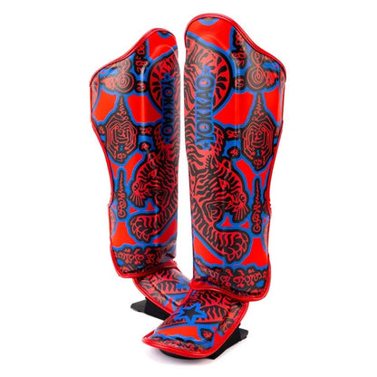 SAK YANT Shin Guards Red