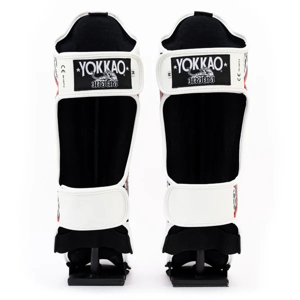 SAK YANT Shin Guards White