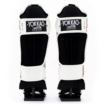 SAK YANT Shin Guards White