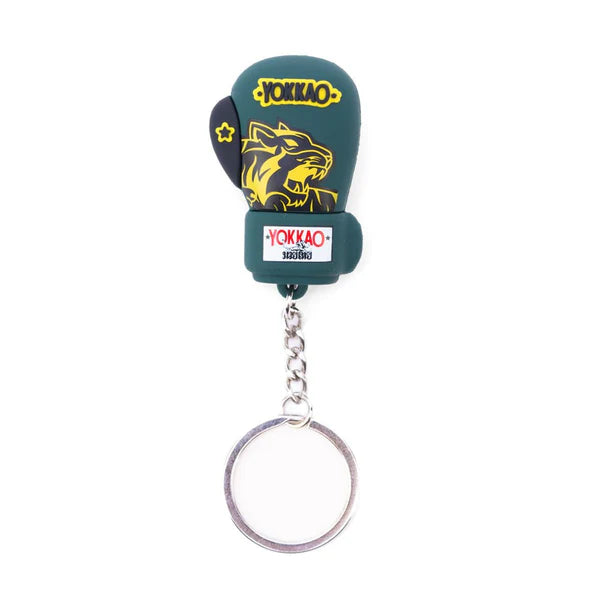 Original Boxing Gloves Keyring Green