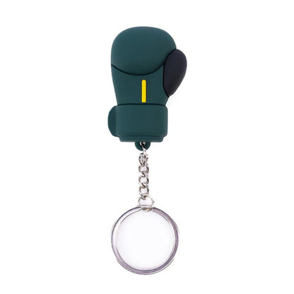 Original Boxing Gloves Keyring Green