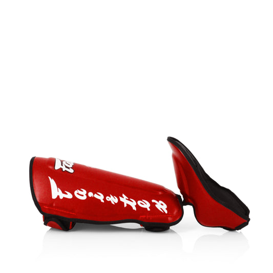 Detachable In-Step Shin Red Pads