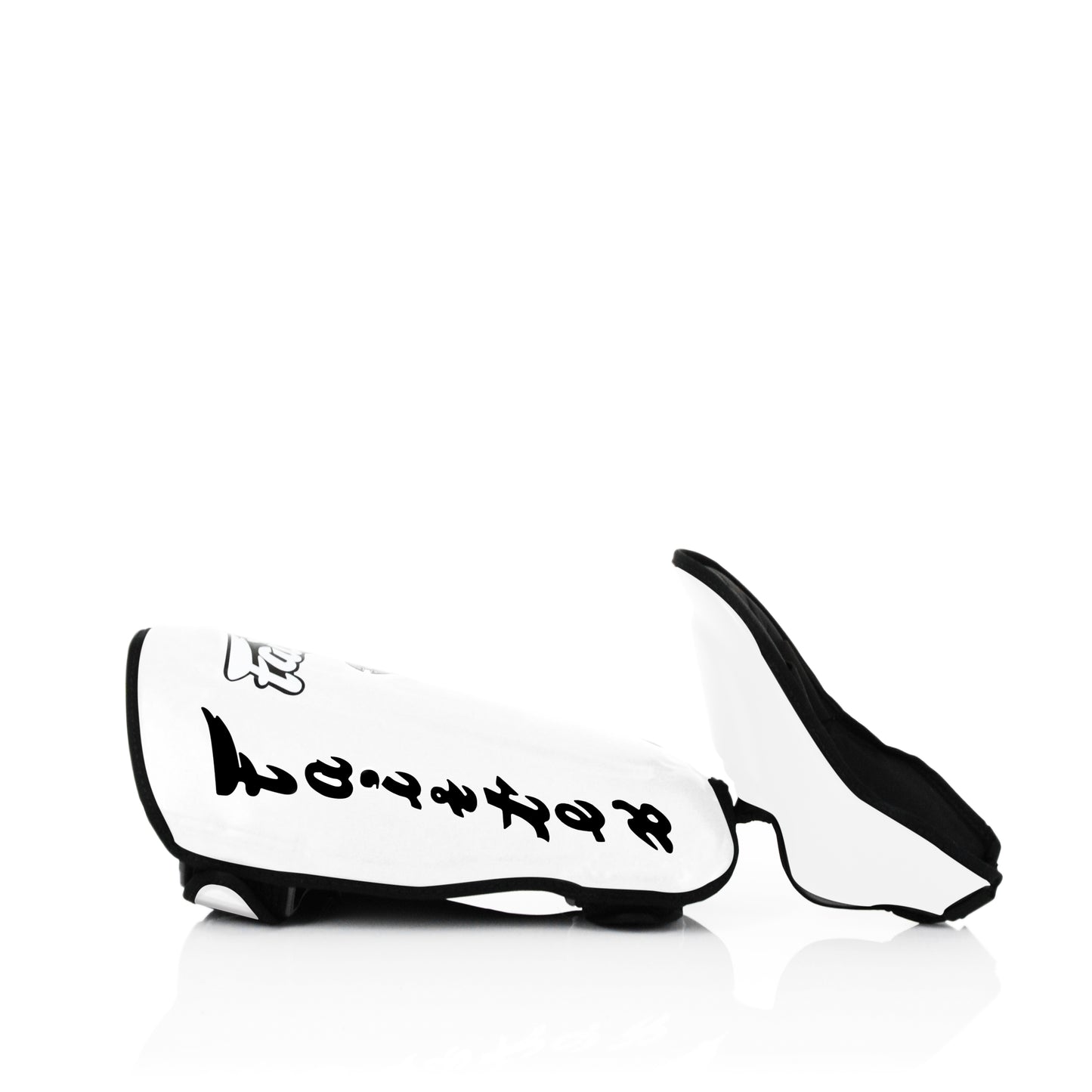 Detachable In-Step Shin White Pads