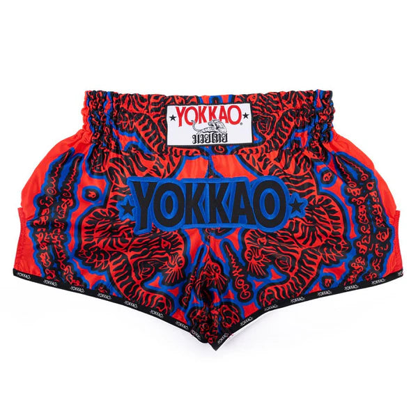 SAK YANT Muay Thai Shorts Red