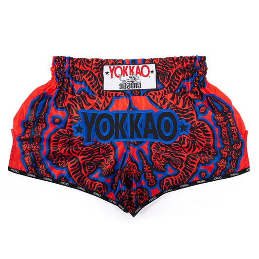 SAK YANT Muay Thai Shorts Red