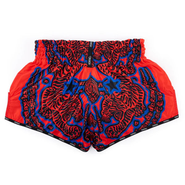 SAK YANT Muay Thai Shorts Red