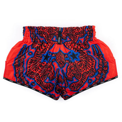 SAK YANT Muay Thai Shorts Red