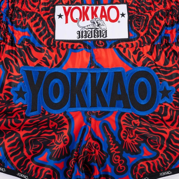 SAK YANT Muay Thai Shorts Red