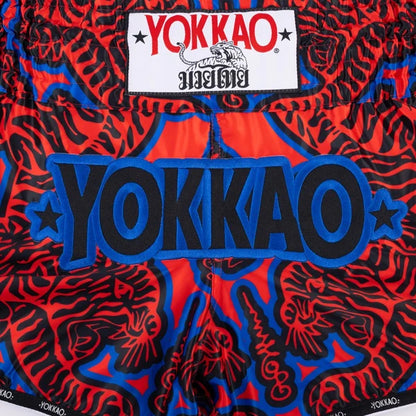 SAK YANT Muay Thai Shorts Red