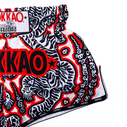 SAK YANT Muay Thai Shorts White