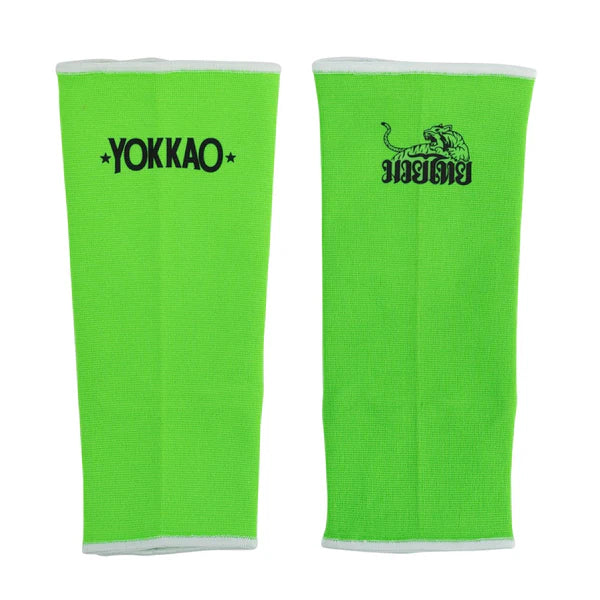 Muay Thai Ankle Guards Neon Green